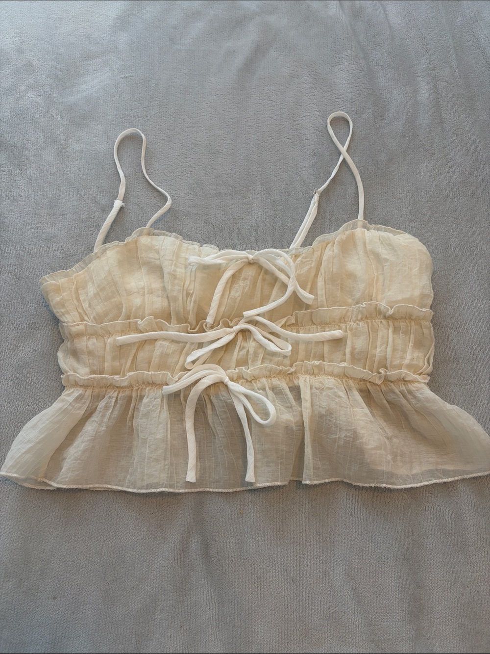 12th Tribe Dahlia Baby Yellow Tank
